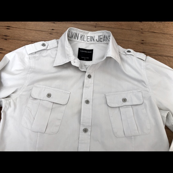 Calvin Klein Jeans Button-down long sleeves shirt - Picture 3 of 4